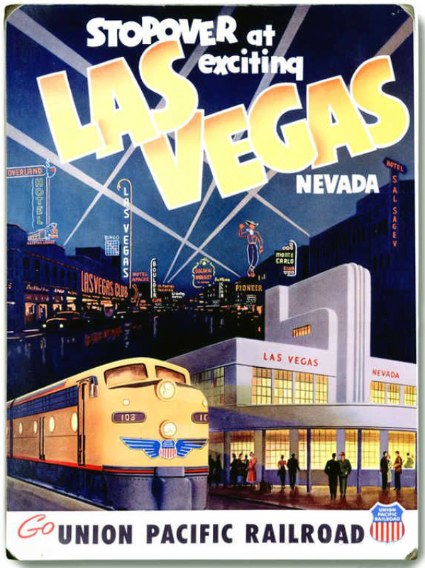 transpress nz Union Pacific passenger trains to Las Vegas poster