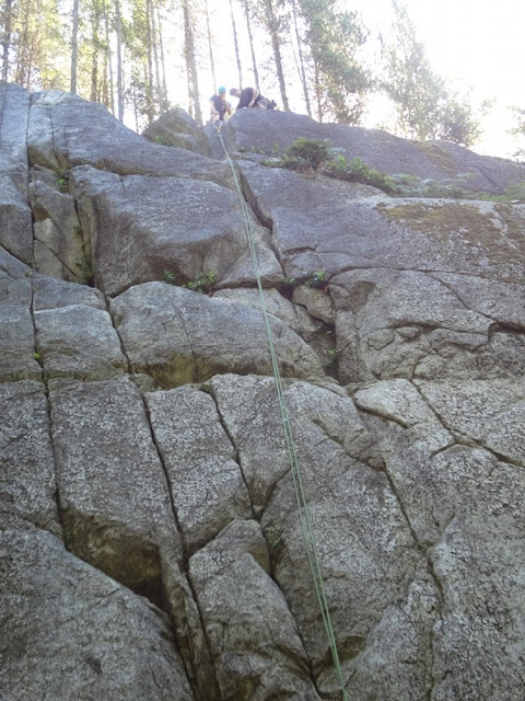 Rock climbing wall, Smoke Bluffs, Squamish