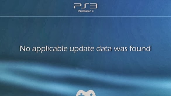 رسالة no applicable update data was found