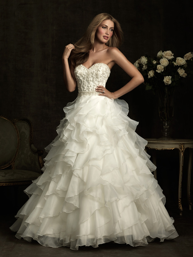 Dress OF The Week + Allure Bridals 2012 Collection - Belle The Magazine