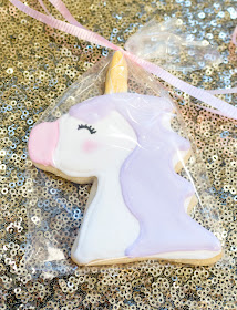 sugar cookie cookies unicorn cutter rolled royal icing birthday party favor