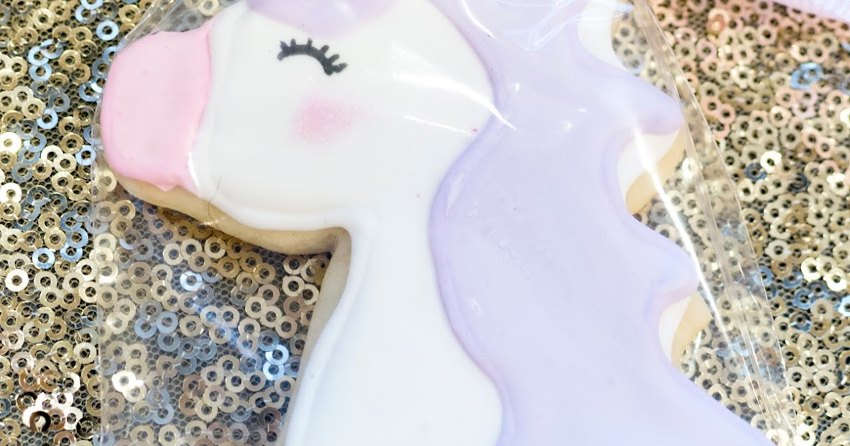 Unicorn Sugar Cookies Birthday Party Favors Daphnie Pearl