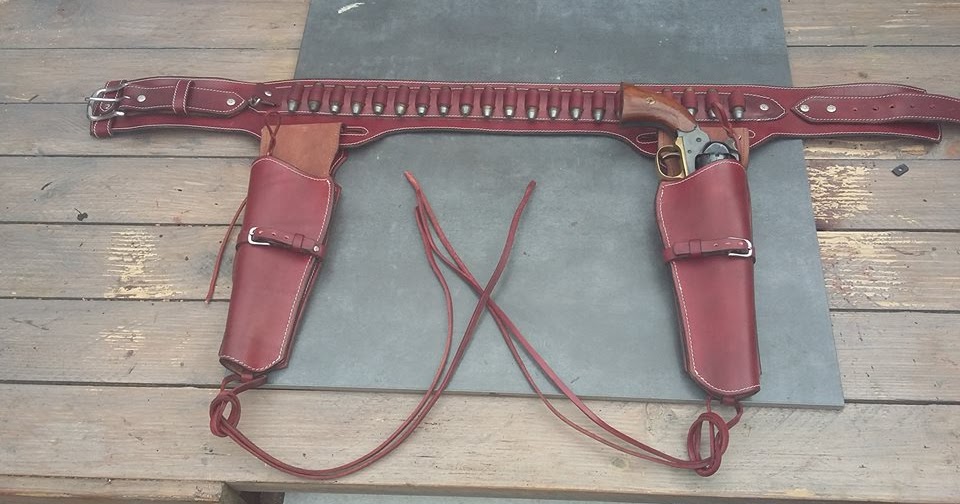 LES CUIRS GAUTIER. Artisan Français HOLSTER DOUBLE GUN