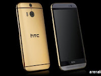 Seharga Rp.30 Jt HTC One M8 Berlapis Emas 24 Karat