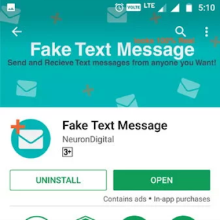 fake text massage