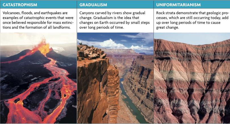 Theories of Geological Evolution: Catastrophism vs Uniformitarianism