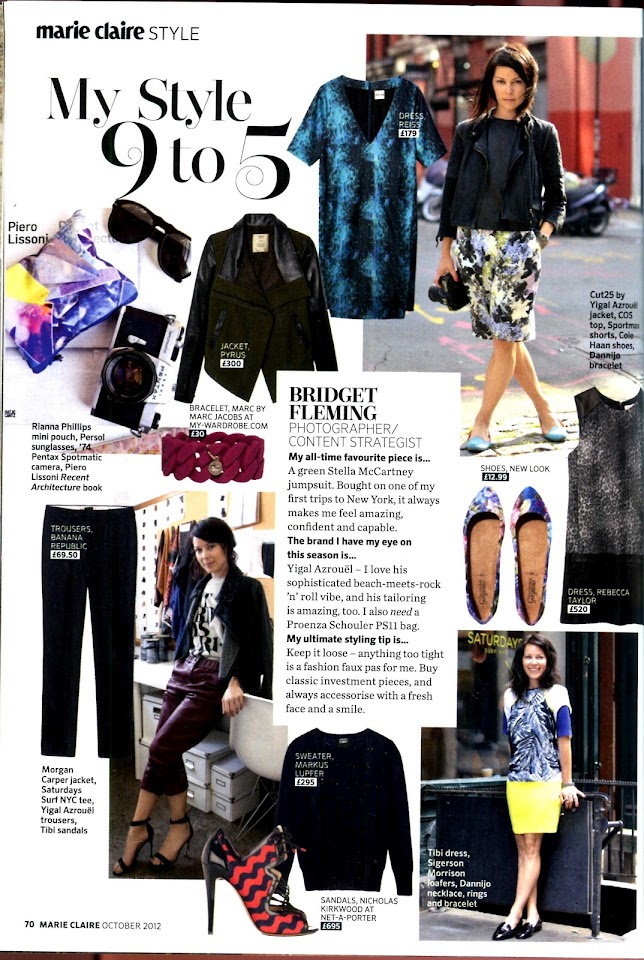 Life In Fashion: Marie Claire feature