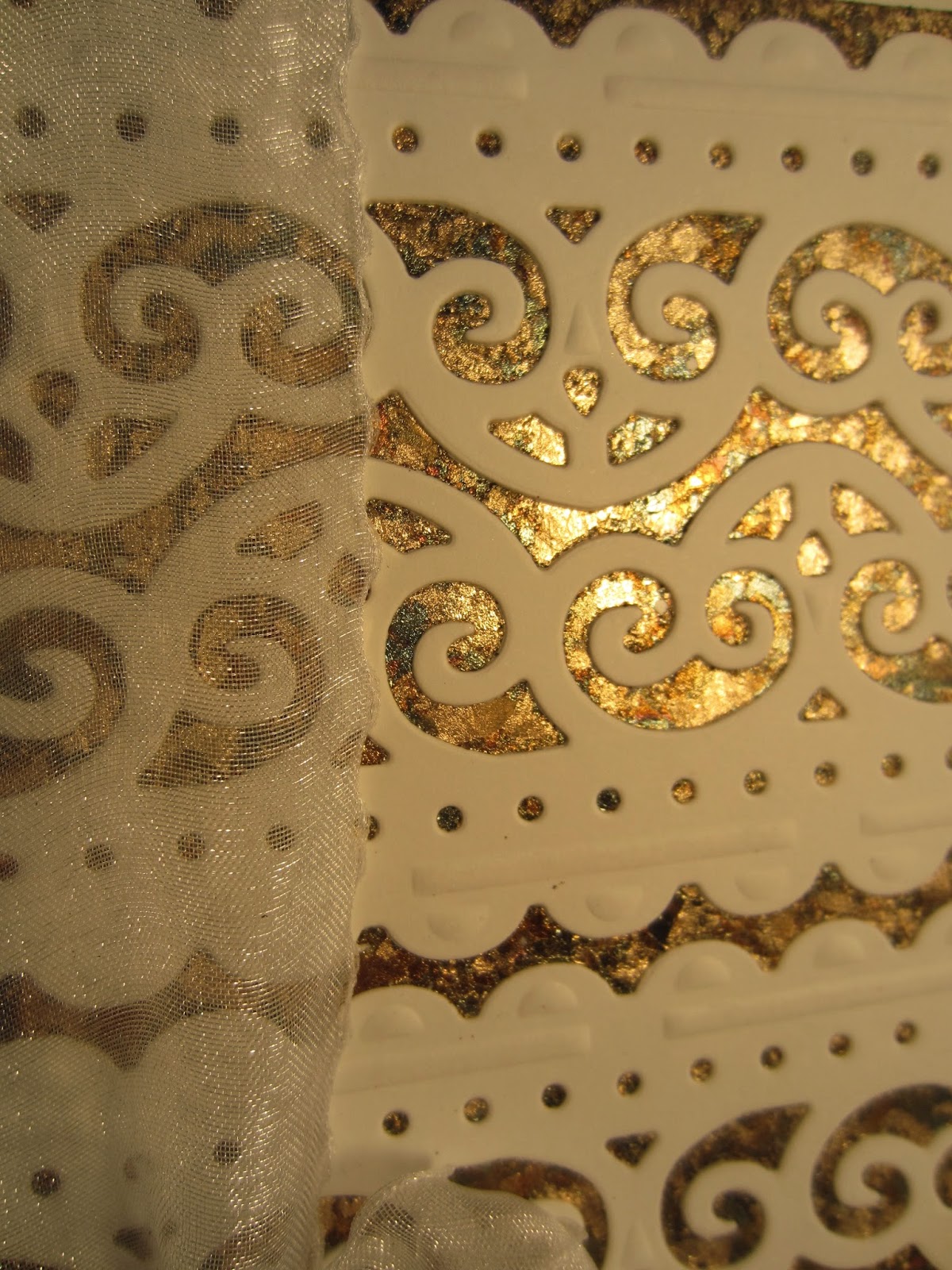 PartiCraft (Participate In Craft): Gilded Lace Panel