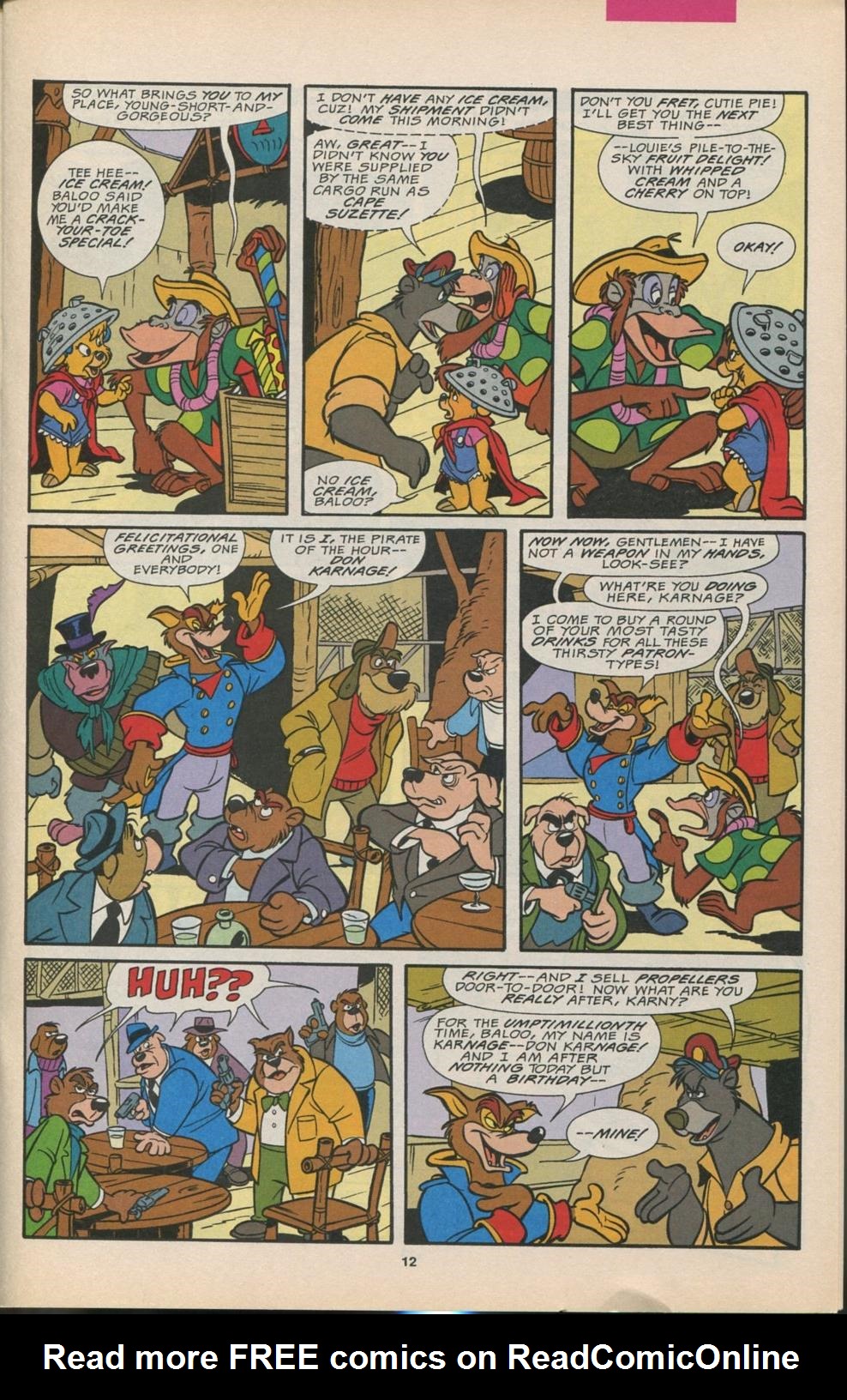 Read online Disney's Tale Spin comic -  Issue #6 - 13