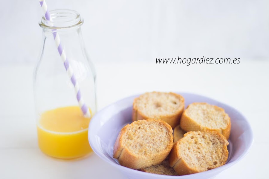 Torrijas de cacao caseras al horno