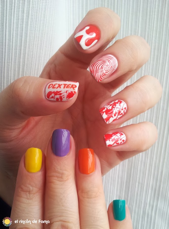 DEXTER NAIL ART