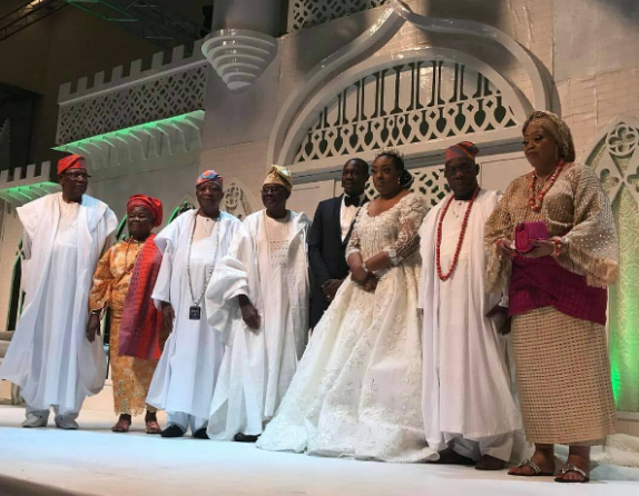 0 Photos from the wedding of ex-president Olusegun Obasanjo's son, Olujuwon to Temitope Adebutu