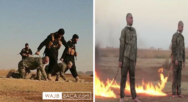 ISIS Bakar 2 Tentara Turki Hidup-Hidup, sebelumnya Mereka Merangkak Diseret Digurun Pasir ISIS Bakar 2 Tentara Turki Hidup-Hidup, sebelumnya Mereka Merangkak Diseret Digurun Pasir