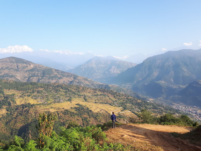 Anapurna mountains in Nepal