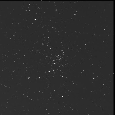 open cluster galaxy NGC 1907 in luminance