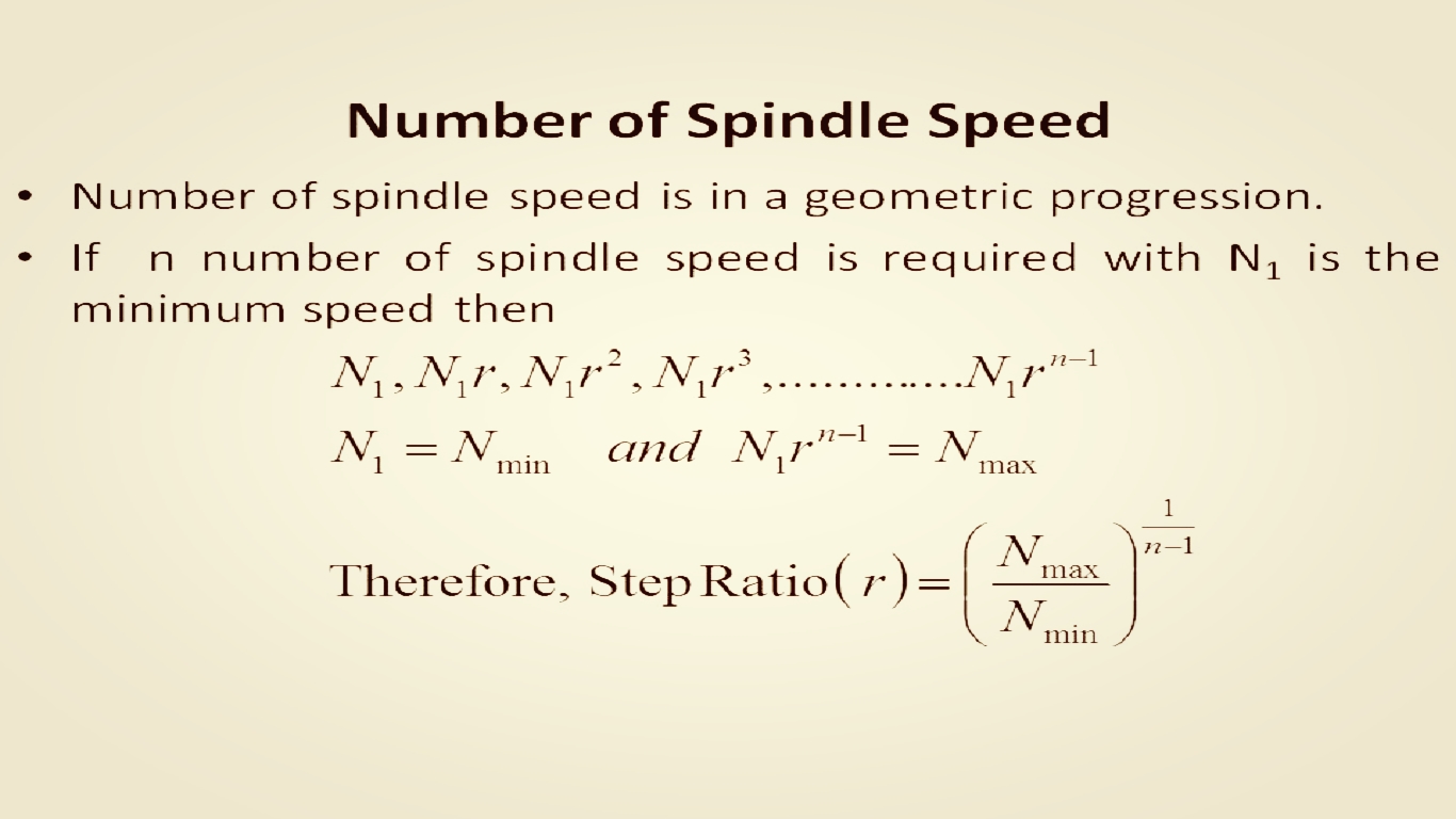 GATE FORMULA MECHANICAL Lathe & Shaper Formulas