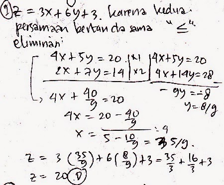 Contoh Soal Nilai Maksimum Dan Minimum