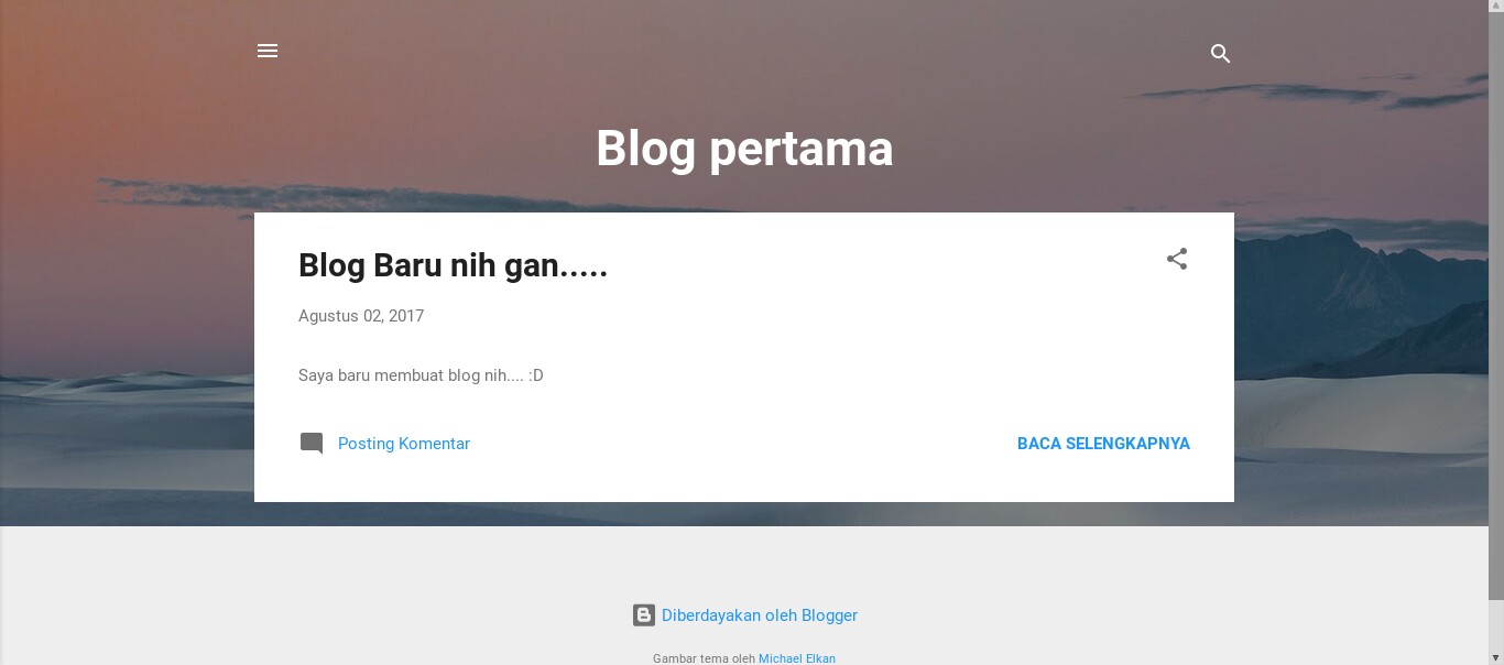 Langkah-Langkah Membuat Blog di Blogger ~ Blog Pedia