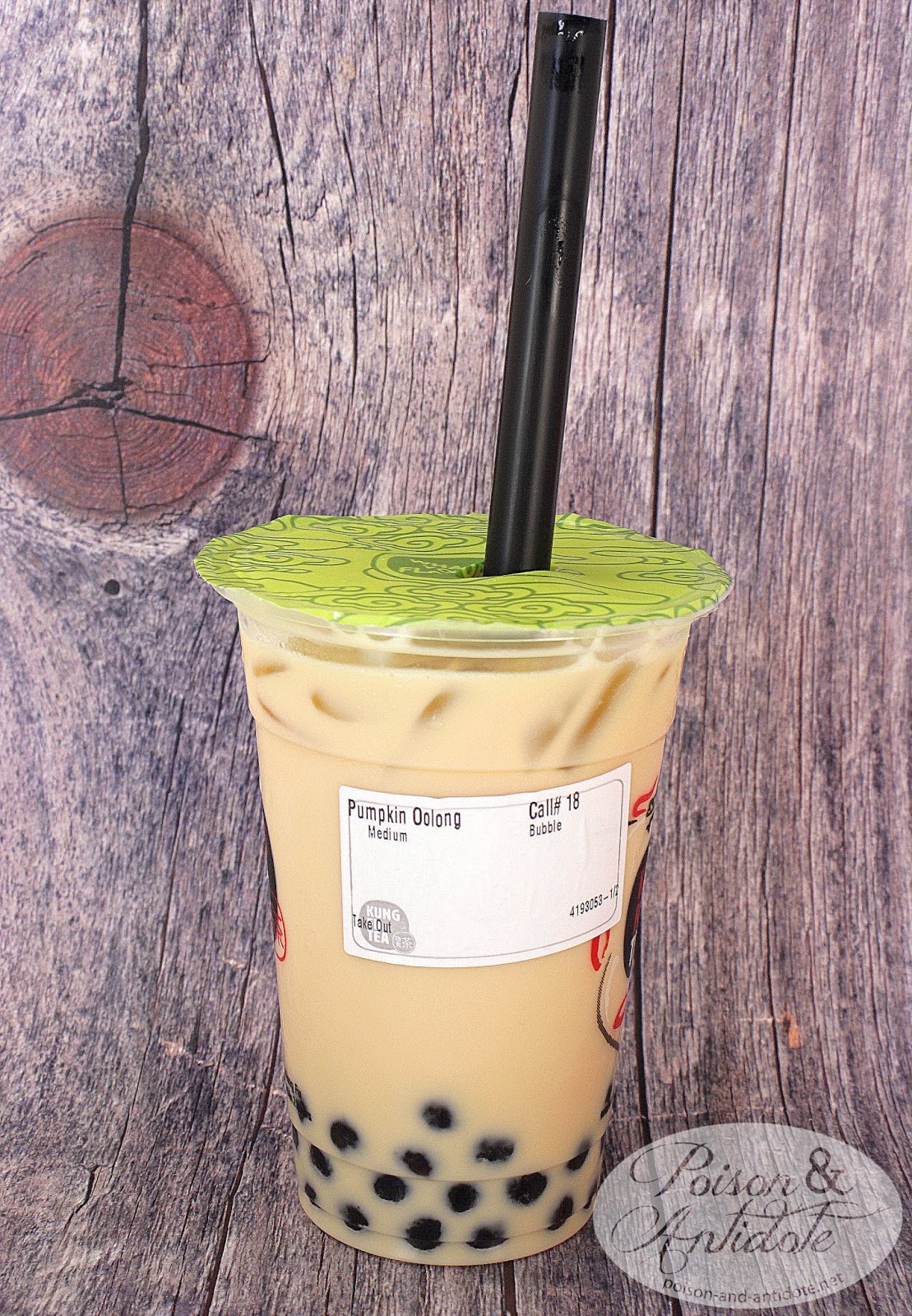Sometimes Foodie Pumpkin Oolong Milk Tea (Iced) Kung Fu Tea