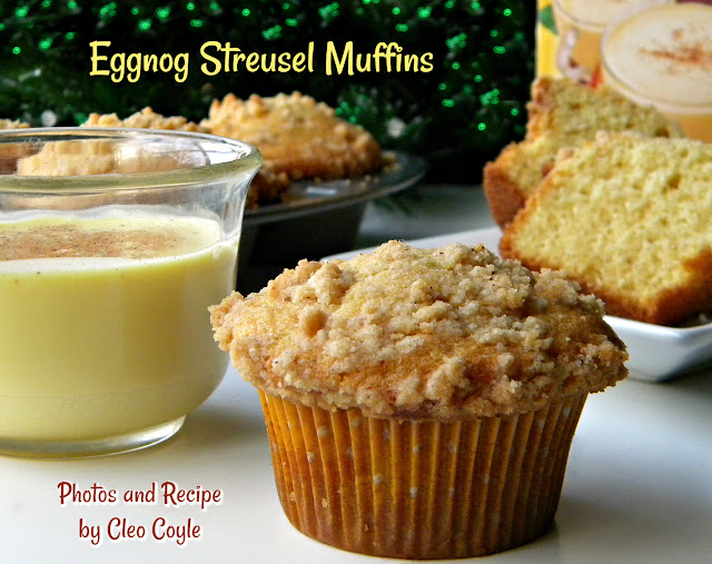 Cleo Coyle Christmas Morning Eggnog Streusel Muffins from