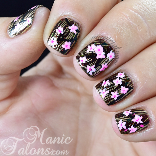 Manic Talons Nail Design: Wood Watch by Jord with Inspired Nail Art
