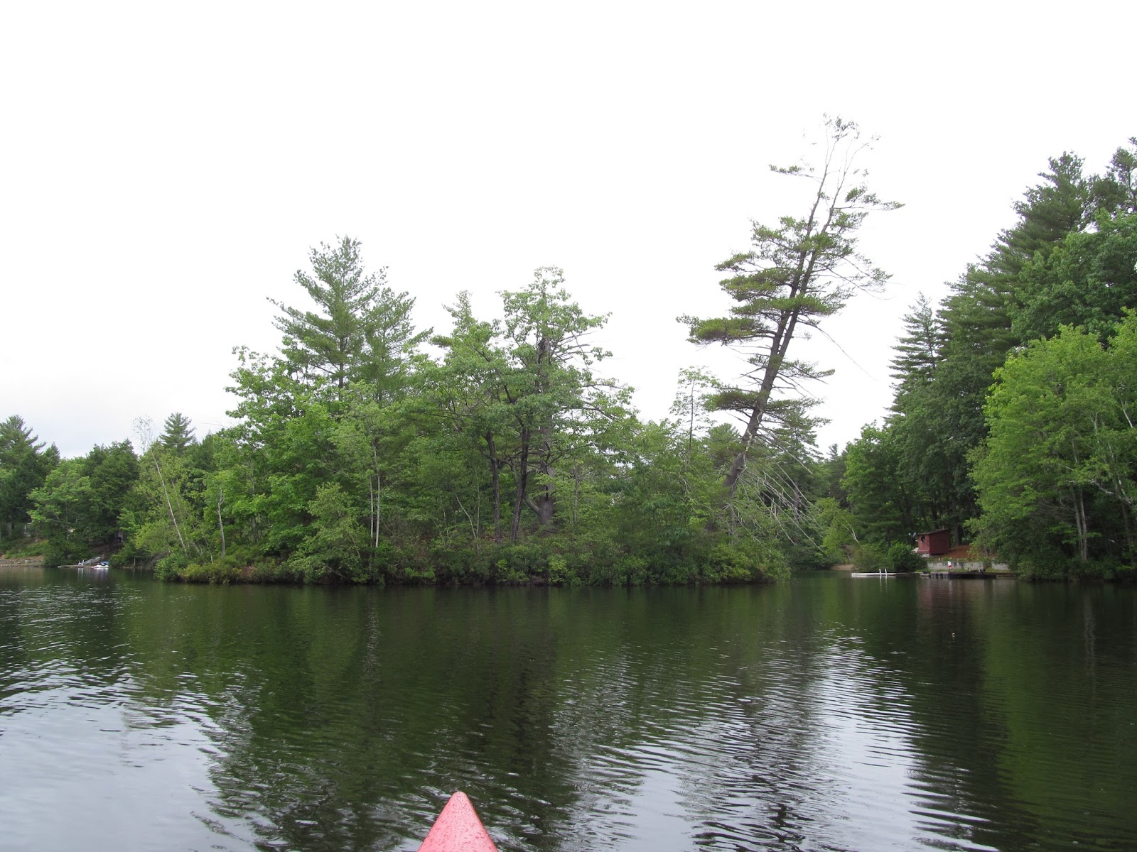 Recreational Kayaking in Maine Sokokis Lake, Limerick, ME