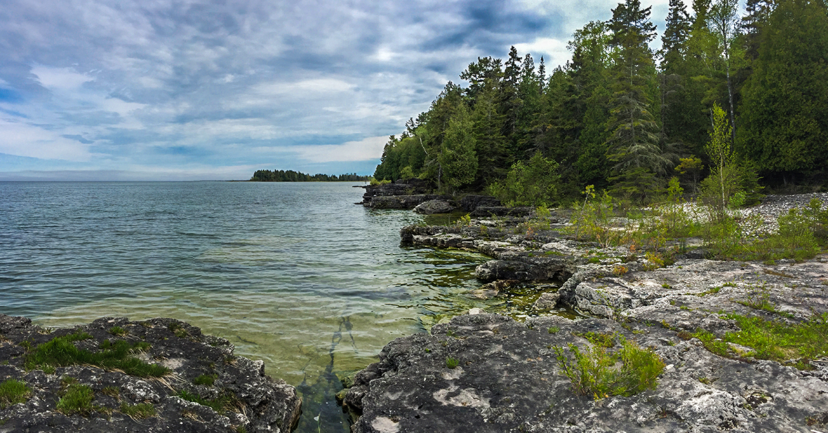 Toft Point State Natural Area in Bailey's Harbor Door County