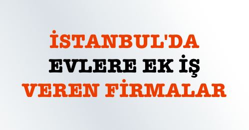 Istanbul Ek Is Ilanlari Burada Ishaber
