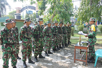 UTP MENGUJI KEMAMPUAN ANGGOTA KODIM SRAGEN LAKSANAKAN TUGAS SESUAI JABATAN