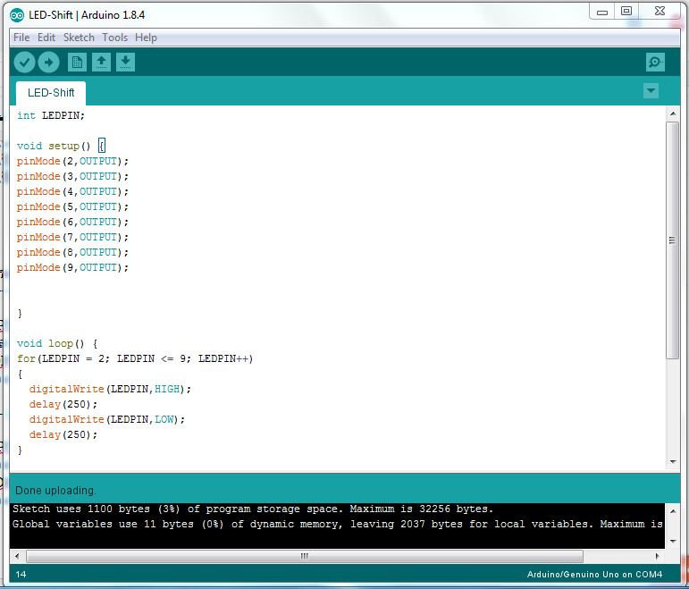 Project-1 Arduino simple Blinking LED circuit and CODE ~ Aerk Blog