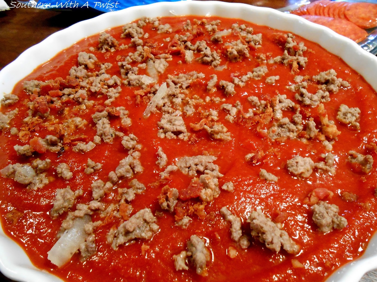 Southern With A Twist Pizza Dip