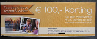 www.landal.nl/voordeelcheque 100 euro korting en voorkeursligging