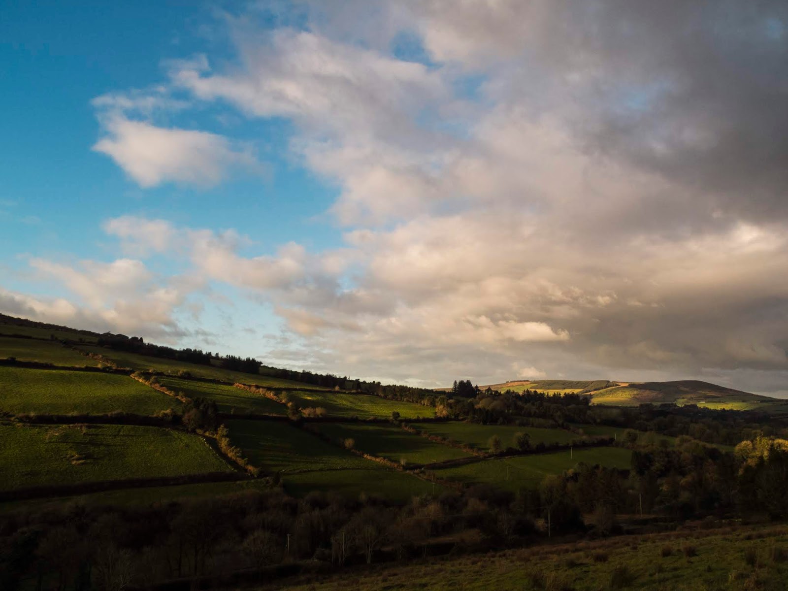 February Landscape Landscape of North Cork Boggeragh Mountains.