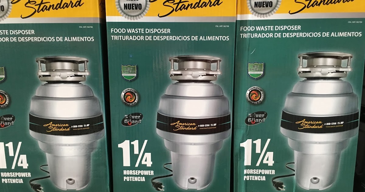 American Standard Asd 1250 Food Waste Disposer Costco Weekender