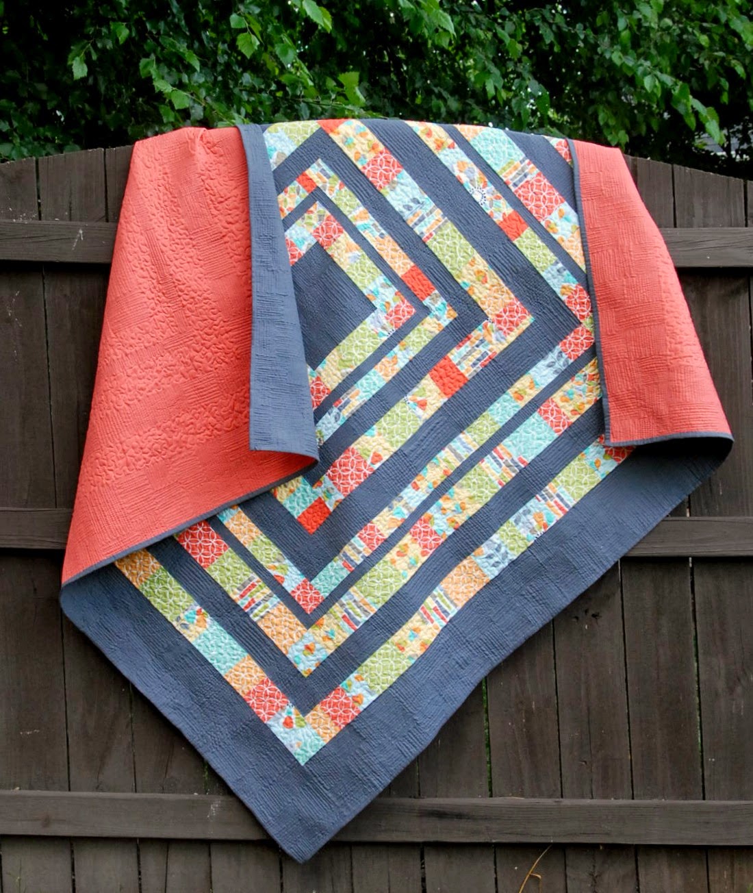 Meadow Mist Designs Modern Quilt Guild Challenge Quilt Finished