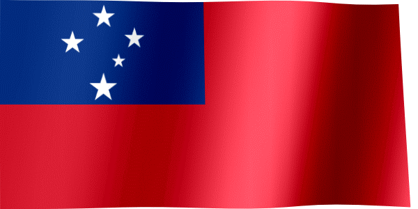 Samoa Flag GIF | All Waving Flags
