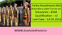 Police Recruitment 2016 