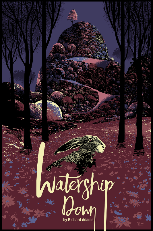 INSIDE THE ROCK POSTER FRAME BLOG Raid71 Watership Down Movie Poster Release