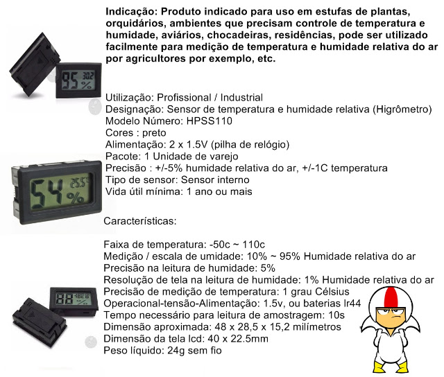 Tabela De Temperatura E Umidade Para Chocadeira