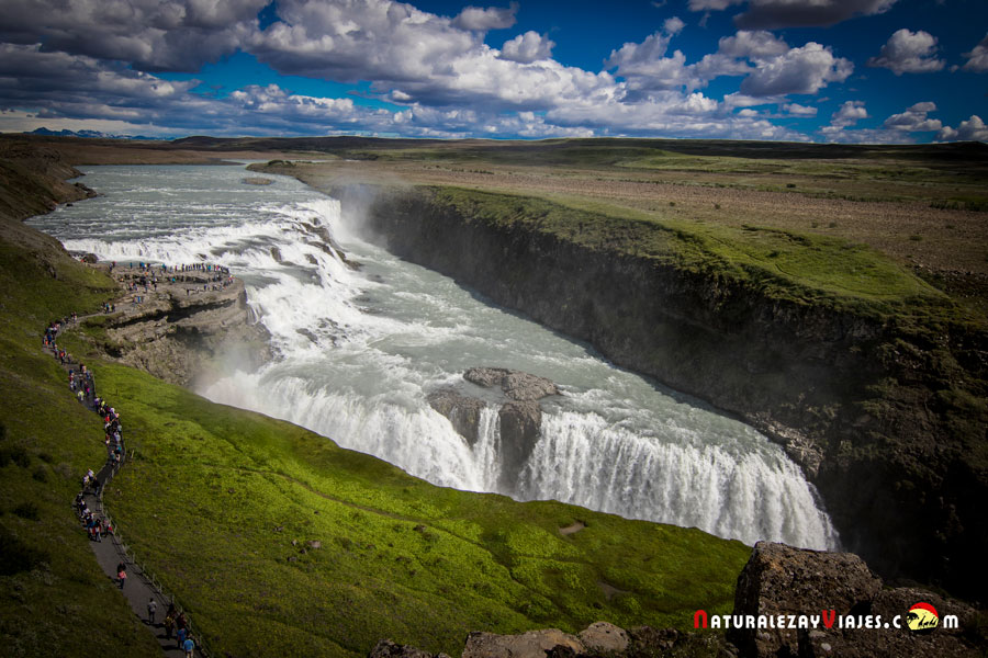 Círculo de Oro en Islandia. Gullfoss, la cascada dorada | Naturaleza y Viajes