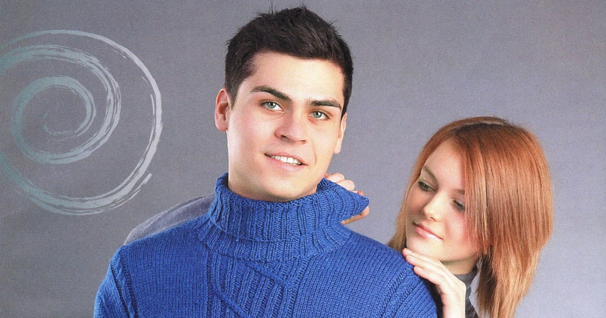 Кто эти люди в синих свитерах. Свитер мужской синий свитер с косами. Красивые вязаные мужские и женские рубашки. Двухцветная кофта черно красная вязаннаямужская. Мужской свитер синего цвета вяжем спицами.
