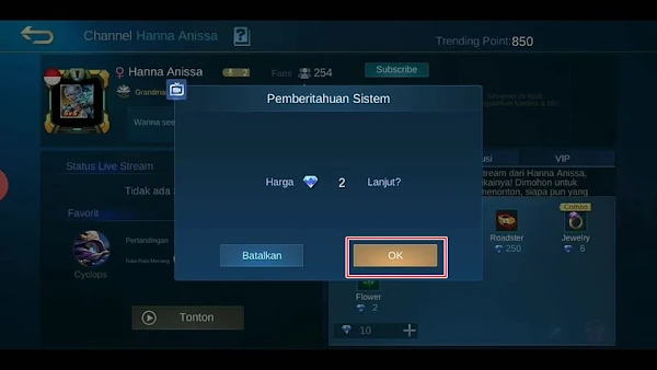 How to Send Diamonds to Friends in Latest Mobile Legends 7