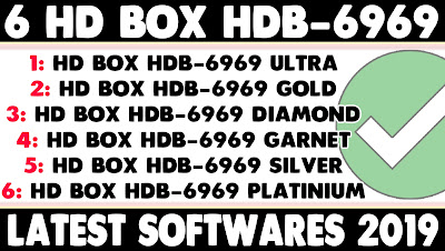 HD BOX HDB-6969 ULTRA, GOLD, DAIMOND, GARNET, SILVER AND PLATINIUM RECEIVER POWER VU KEY NEW SOFTWARE