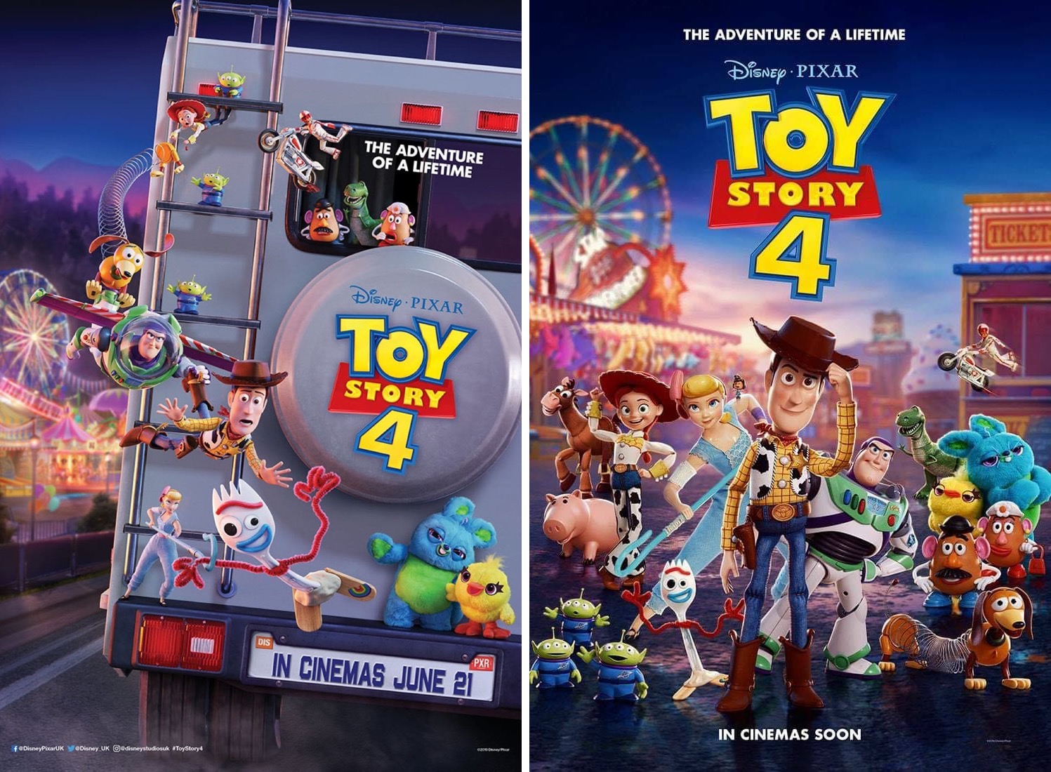 The Adventure Of A Lifetime Toy Story 4 International Posters Pixar Post