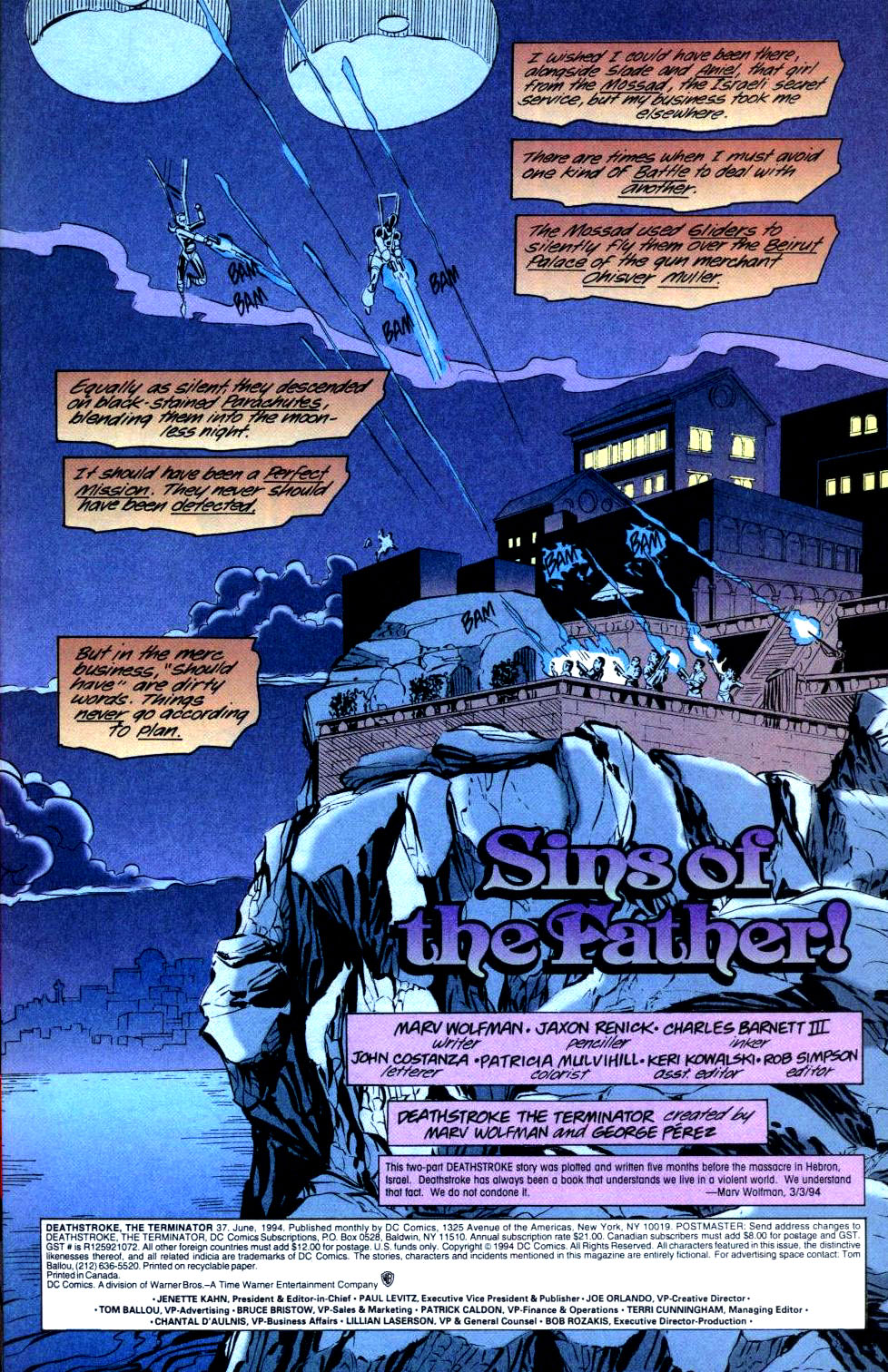 Read online Deathstroke (1991) comic -  Issue #37 - 2