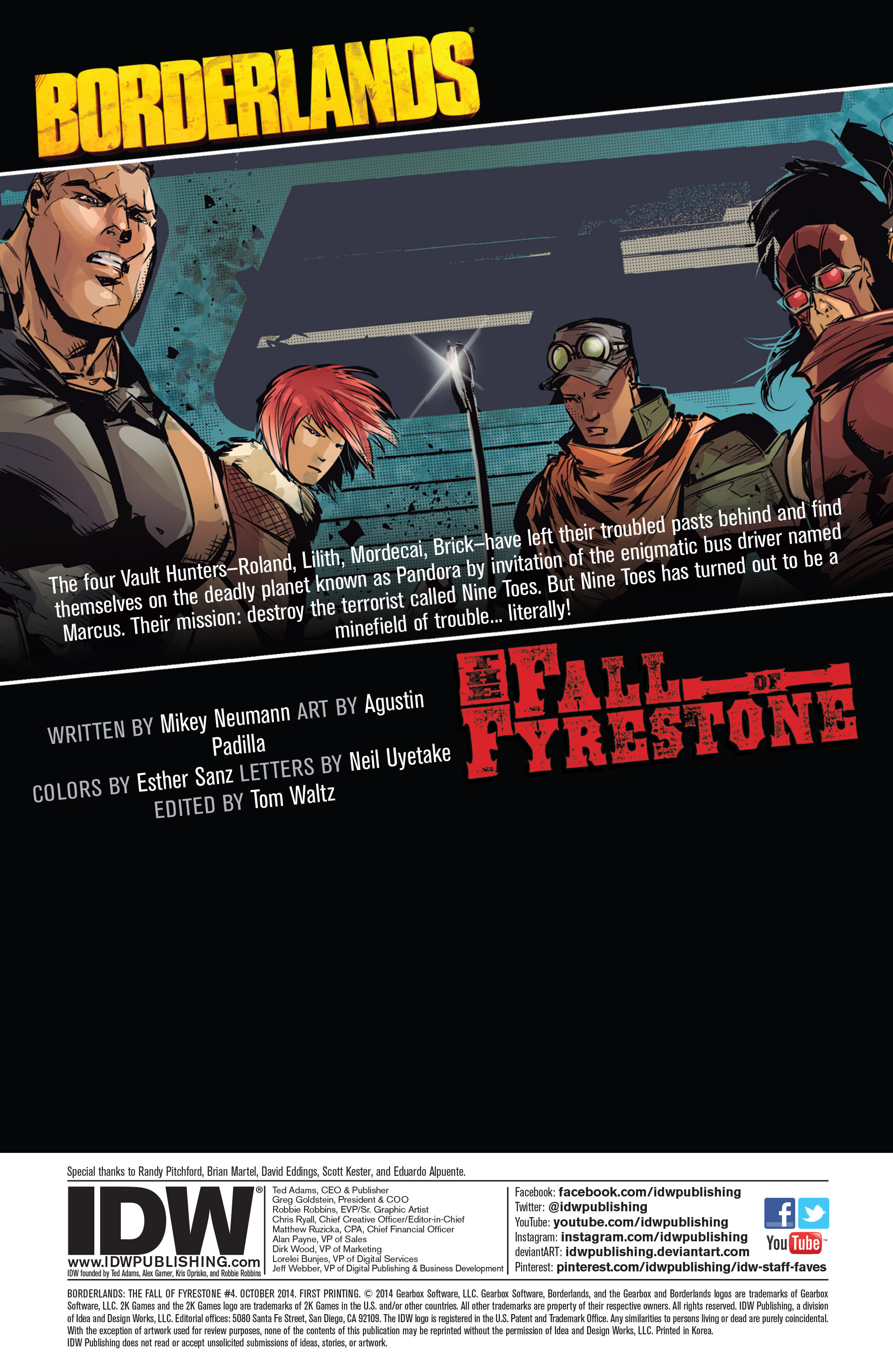 Read online Borderlands: The Fall of Fyrestone comic -  Issue #4 - 2