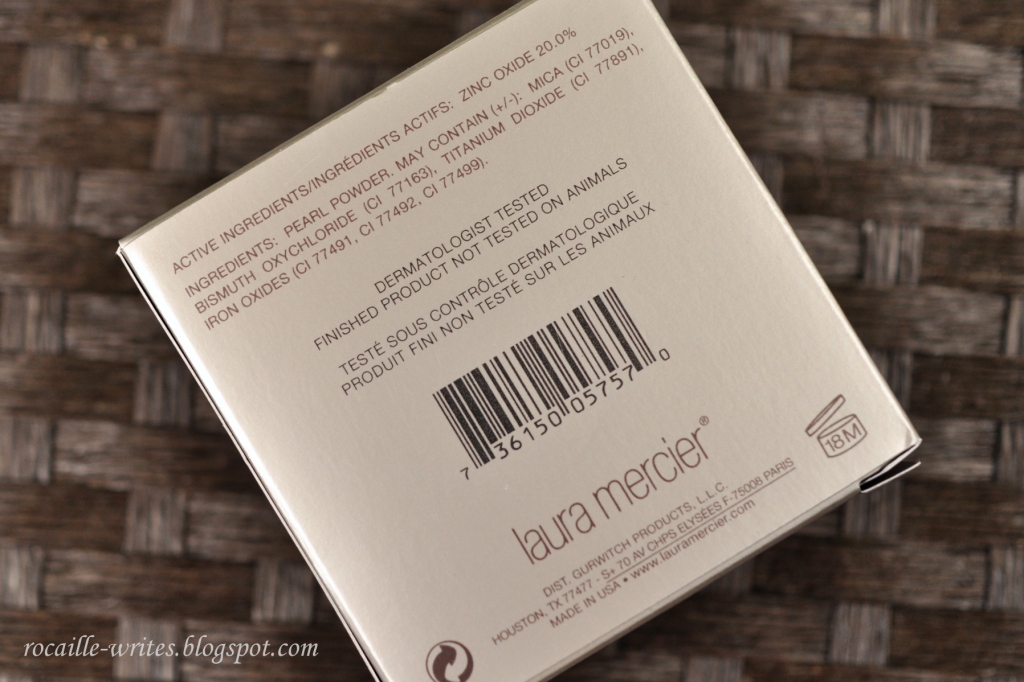 Rocaille Writes: Review: Laura Mercier Mineral Powder SPF15