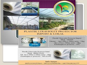 Plastik UV (Ultra Violet) Sangat Baik Digunakan Untuk Alas Tambak Plastik UV (Ultra Violet) Sangat Baik Digunakan Untuk Alas Tambak