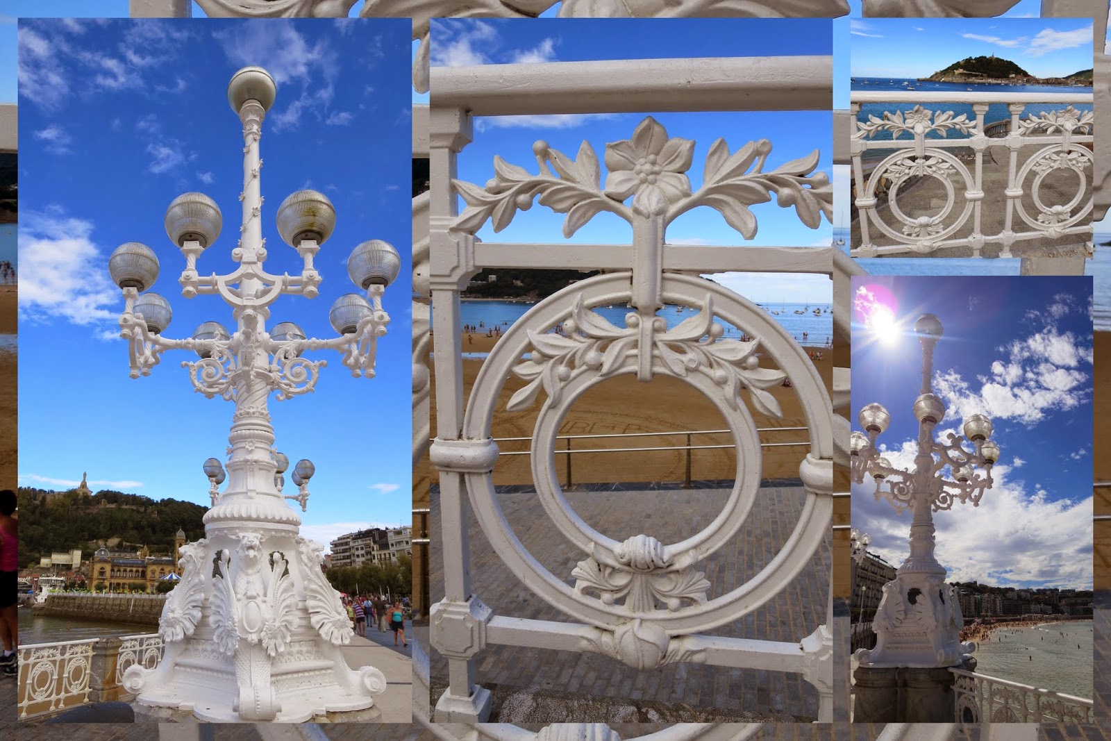 What to see in San Sebastián: Seaside Promenade with white lampposts