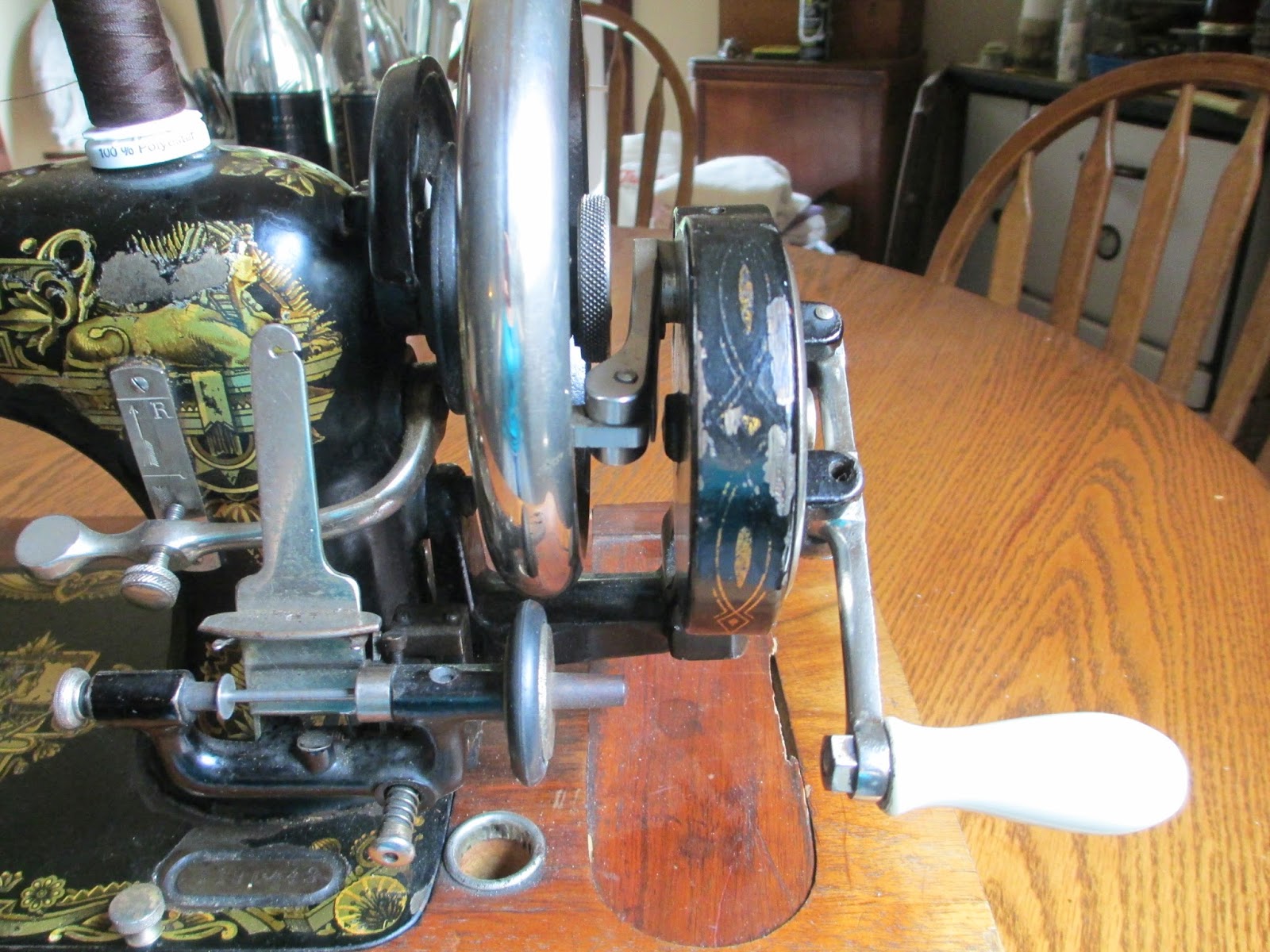 The Locust Blossom A "New" Hand Crank Sewing Machine